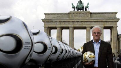 Beckenbauer, durante un acto promocional del Mundial 2006.