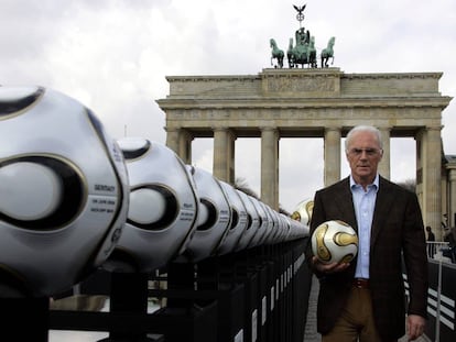 Beckenbauer, durante un acto promocional del Mundial 2006.