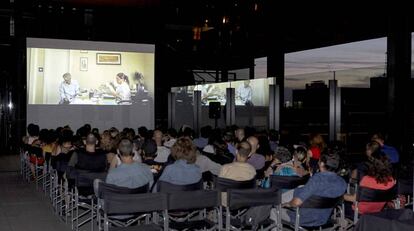 El cine de verano del Museo Reina Sofía. 