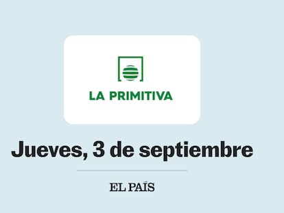 Sorteo de la Primitiva jueves 3 de septiembre 2026
