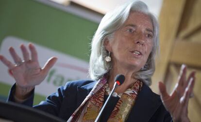 La directora del FMI, Christine Lagarde.