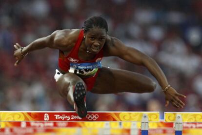 Josephine Onyia, durante los Juegos Olímpicos de Pekín 2008.