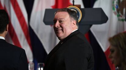 El secretario de Estado de EE UU, Mike Pompeo, en Buenos Aires, el pasado 30 de noviembre. 