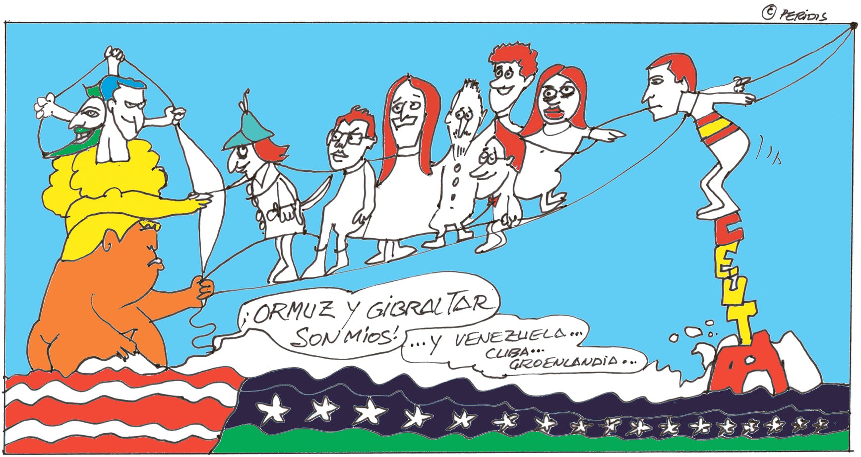 Peridis: desembarco