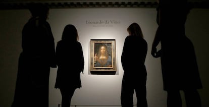 El cuadro &lsquo;Salvator Mundi&rsquo; de Leonardo.