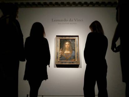 El cuadro &lsquo;Salvator Mundi&rsquo; de Leonardo.