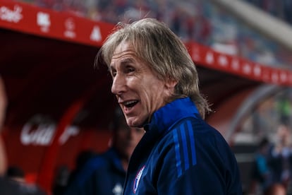 Ricardo Gareca en el partido de Chile contra Per, el 15 de noviembre 2024.