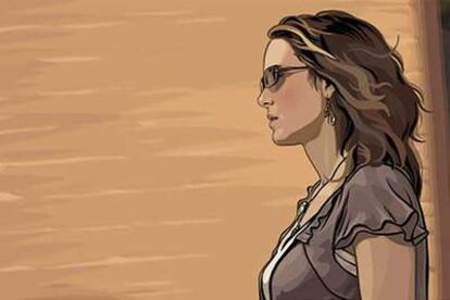 Imagen de Winona Ryder en <i>A scanner darkly,</i> de Richard Linklater.