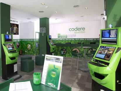 Imagen de una sala de juego de Codere.