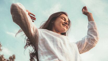 Mujer sonriendo