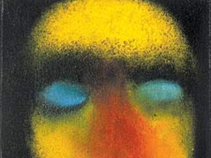 'Sin título' (1995), óleo de la artista suiza Miriam Cahn, quien retrata el mundo de la guerra, del silencio, del cuerpo como sujeto de violencia, con
colores que recuerdan el estallido de una bomba. Ella está presente en Arco y, con una exposición individual, en la Fundación la Caixa de Madrid.