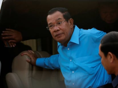 El primer ministro camboyano, Hun Sen.