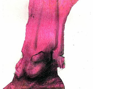 Caricatura de Harold Pinter