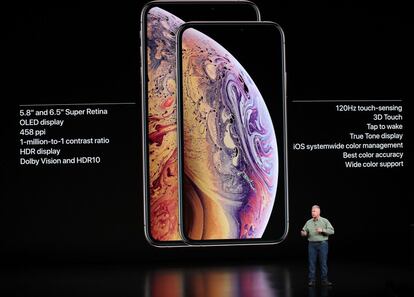 Phil Schiller da a conocer algunos datos de sus pantallas de 5,8 " y 6.5" del iPhone.