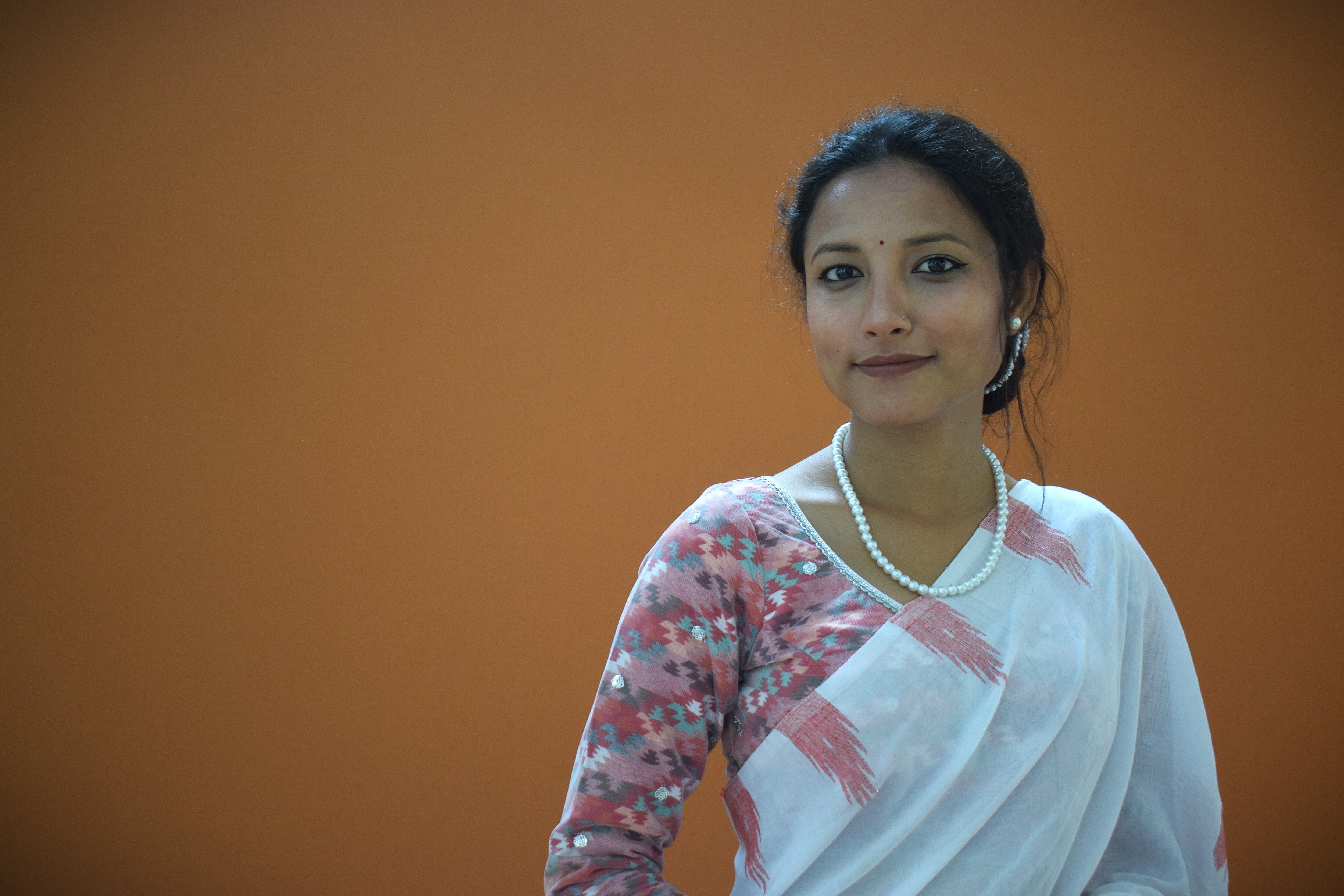Rakshya Bam, coordinadora del movimiento Generación Z en Nepal, el 29 de junio en la Conferencia de Sostenibilidad de Hamburgo.