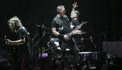 Metallica, anoche en el Sant Jordi.