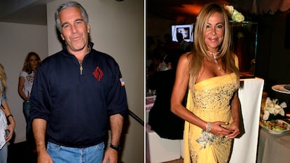 Jeffrey Epstein y Ana Obregón