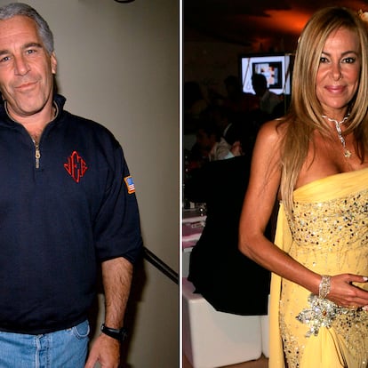 Jeffrey Epstein y Ana Obregón