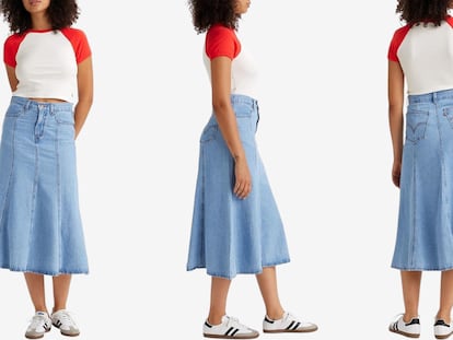 Esta es una de las mejores faldas de otoño que se puede comprar en Amazon