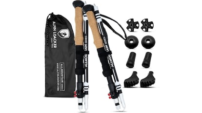 Bastones trekking Alpin Loacker y accesorios.