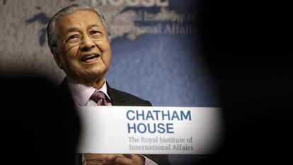 El primer ministro Malasio, Mahathir Mohamad.