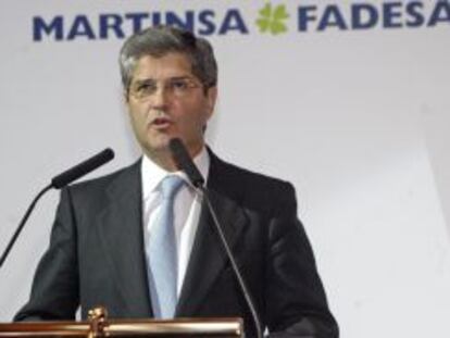 Fernando Mart&iacute;n, presidente de Martinsa Fadesa.