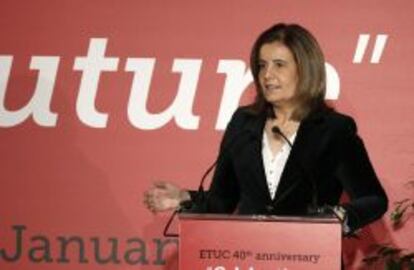 La ministro de Empleo, Fátima Báñez.