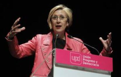 La portavoz de UPyD, Rosa Díez. EFE/Archivo