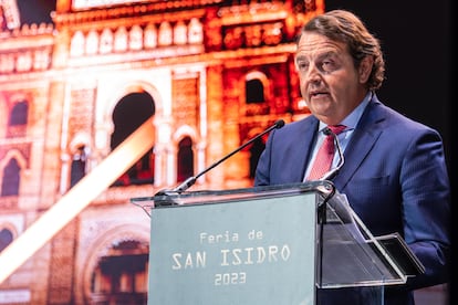 Rafael García Garrido, en la gala de presentación de los carteles de la pasada Feria de San Isidro.