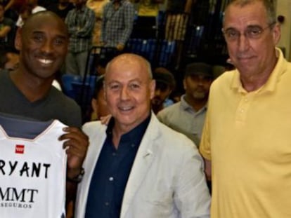 Kobe, con Corbalán y Rullán. 