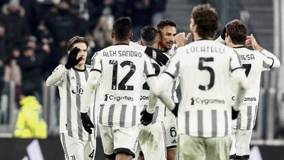 Miembros del equipo de la Juventus. 