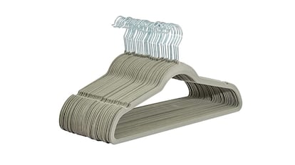 Perchas de terciopelo a la venta en Amazon
