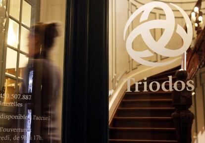 Oficina de Triodos en Bruselas. La entidad se basa en la "banca ética"