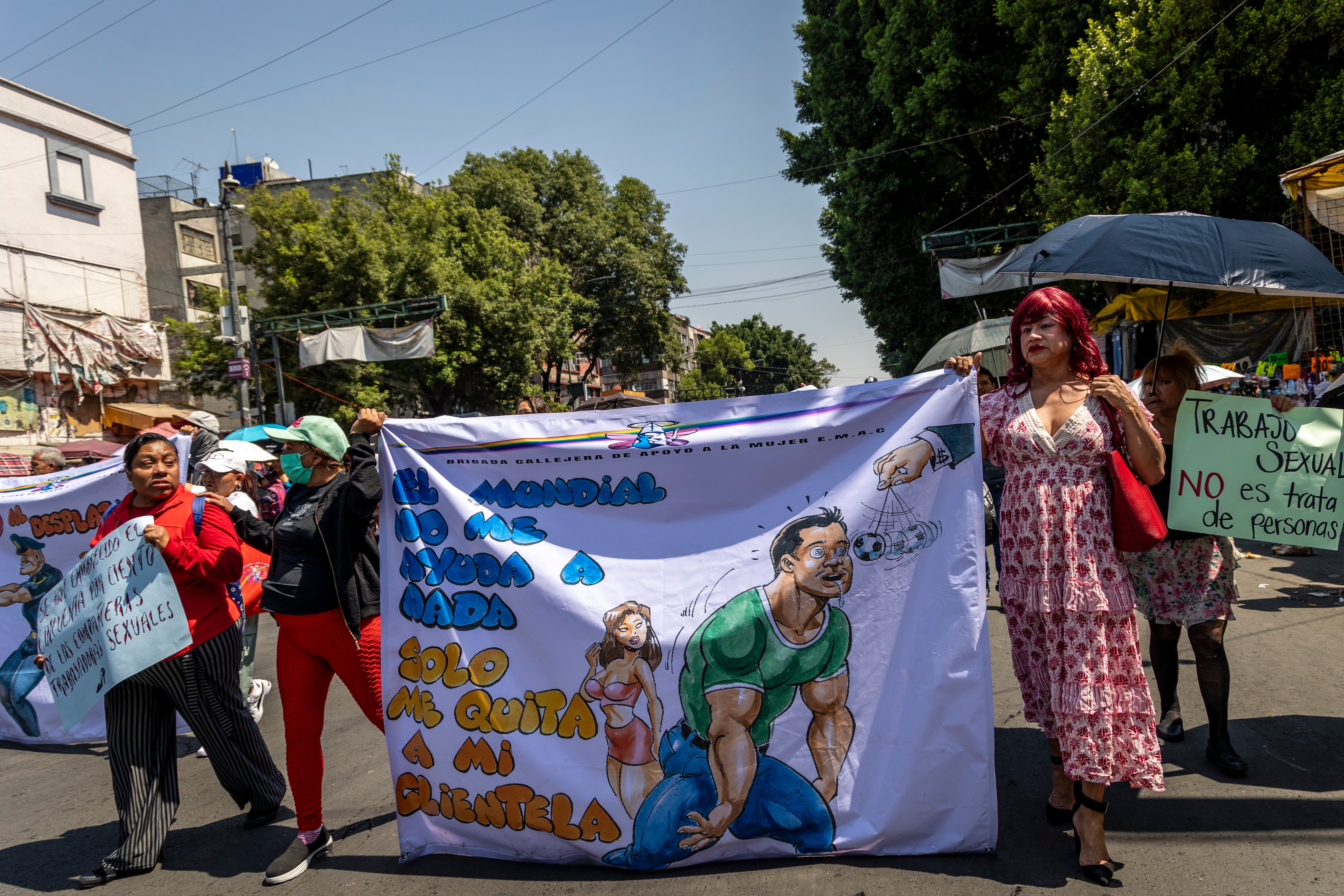 Trabajadoras sexuales denuncian desplazamiento por las obras del mundial en Ciudad de México