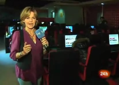 La corresponsal de TVE en Nueva York, Almudena Ariza.