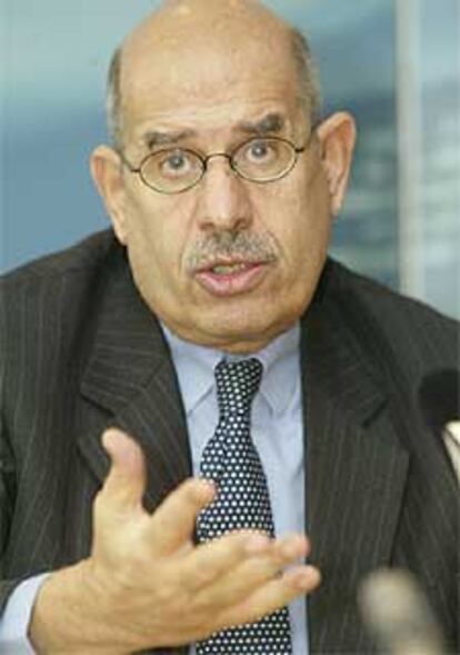 Mohamed el Baradei, director del OIEA, ayer en Viena.