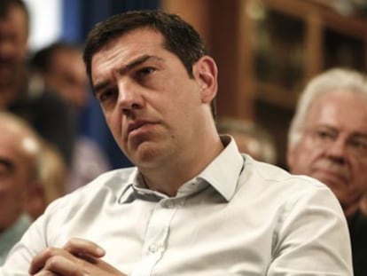 O primeiro-ministro grego Alexis Tsipras, em 5 de agosto.