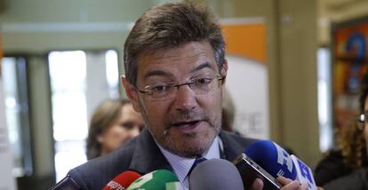 El ministro de Justicia, Rafael Catal&aacute;.