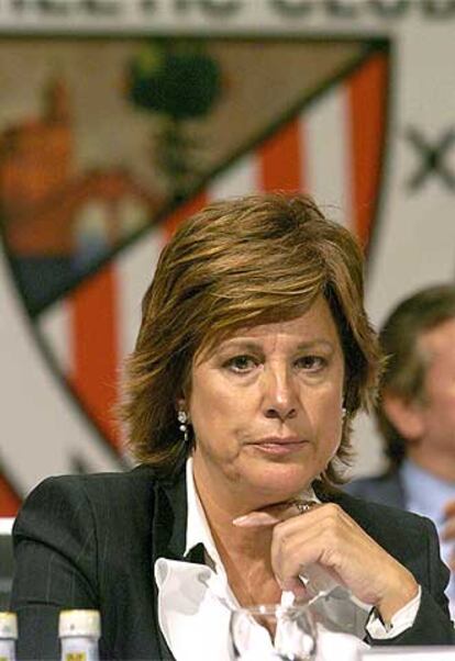 Ana Urquijo,  nueva presidenta del club rojiblanco tras la dimisión de Fernando Lamikiz