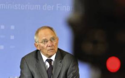 El ministro alemán de Finanzas, Wolfgang Schäuble. EFE/Archivo