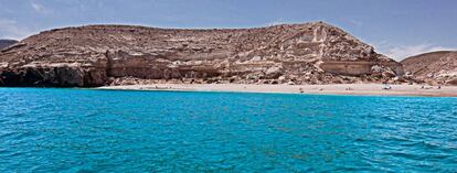 La playa de El Corral, en Carboneras (Almería).