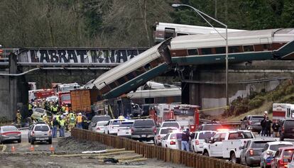 Tren accidentat prop de Seattle.