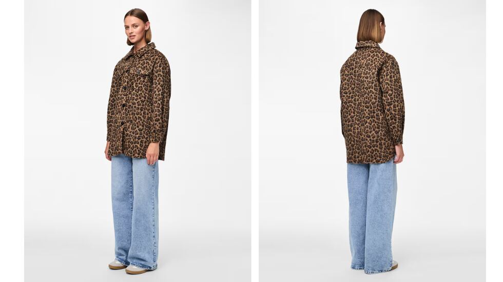 Chaqueta de leopardo de El Corte Inglés.