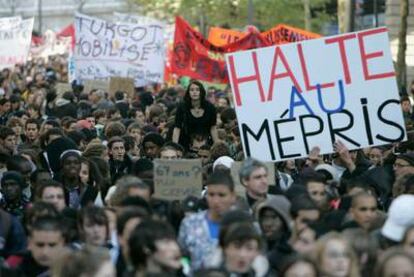 Nuevas manifestaciones de estudiantes hoy en París.