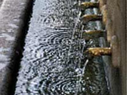 La fuente de los 25 caños de Xàtiva.