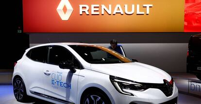 Presentación de un modelo Clio híbrido.