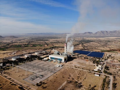 Una planta térmica de la Comision Federal de Electricidad, en San Luis Potosí.