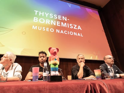 Presentación de la programación oficial de MADO 2023 (Madrid Orgullo), en el Museo Nacional Thyssen-Bornemisza, a 20 de junio de 2023, en Madrid (España).