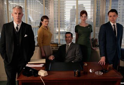 El reparto de Mad Men, en una imagen promocional.