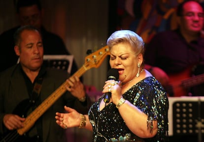 Paquita la del Barrio en Ciudad de México, en septiembre 2005.